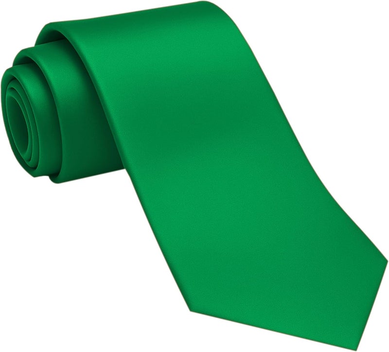 DIBI Solid Color Ties for Men, Formal Mens Ties, Neck Tie, Classic Tie for Boys Women Teens, Wedding Business Costume Necktie - Image 1